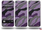 Camouflage Purple Decal Style Vinyl Skin - fits Apple iPod Touch 5G (IPOD NOT INCLUDED)