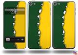Ripped Colors Green Yellow Decal Style Vinyl Skin - fits Apple iPod Touch 5G (IPOD NOT INCLUDED)