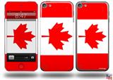 Canadian Canada Flag Decal Style Vinyl Skin - fits Apple iPod Touch 5G (IPOD NOT INCLUDED)