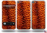 Fractal Fur Cheetah Decal Style Vinyl Skin - fits Apple iPod Touch 5G (IPOD NOT INCLUDED)