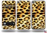 Fractal Fur Leopard Decal Style Vinyl Skin - fits Apple iPod Touch 5G (IPOD NOT INCLUDED)