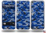 HEX Mesh Camo 01 Blue Bright Decal Style Vinyl Skin - fits Apple iPod Touch 5G (IPOD NOT INCLUDED)