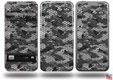 HEX Mesh Camo 01 Gray Decal Style Vinyl Skin - fits Apple iPod Touch 5G (IPOD NOT INCLUDED)