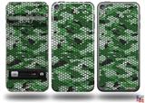 HEX Mesh Camo 01 Green Decal Style Vinyl Skin - fits Apple iPod Touch 5G (IPOD NOT INCLUDED)