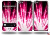 Lightning Pink Decal Style Vinyl Skin - fits Apple iPod Touch 5G (IPOD NOT INCLUDED)