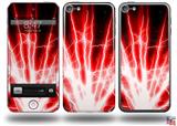 Lightning Red Decal Style Vinyl Skin - fits Apple iPod Touch 5G (IPOD NOT INCLUDED)