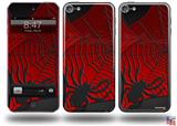 Spider Web Decal Style Vinyl Skin - fits Apple iPod Touch 5G (IPOD NOT INCLUDED)
