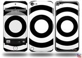 Bullseye Black and White Decal Style Vinyl Skin - fits Apple iPod Touch 5G (IPOD NOT INCLUDED)