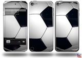 Soccer Ball Decal Style Vinyl Skin - fits Apple iPod Touch 5G (IPOD NOT INCLUDED)