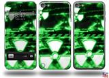 Radioactive Green Decal Style Vinyl Skin - fits Apple iPod Touch 5G (IPOD NOT INCLUDED)