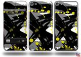 Abstract 02 Yellow Decal Style Vinyl Skin - fits Apple iPod Touch 5G (IPOD NOT INCLUDED)