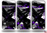 Abstract 02 Purple Decal Style Vinyl Skin - fits Apple iPod Touch 5G (IPOD NOT INCLUDED)