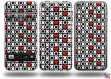 XO Hearts Decal Style Vinyl Skin - fits Apple iPod Touch 5G (IPOD NOT INCLUDED)