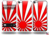 Rising Sun Japanese Flag Red Decal Style Vinyl Skin - fits Apple iPod Touch 5G (IPOD NOT INCLUDED)