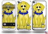 Puppy Dogs on White Decal Style Vinyl Skin - fits Apple iPod Touch 5G (IPOD NOT INCLUDED)