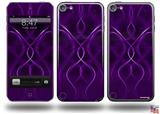 Abstract 01 Purple Decal Style Vinyl Skin - fits Apple iPod Touch 5G (IPOD NOT INCLUDED)