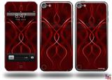 Abstract 01 Red Decal Style Vinyl Skin - fits Apple iPod Touch 5G (IPOD NOT INCLUDED)
