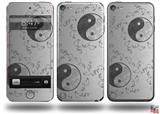 Feminine Yin Yang Gray Decal Style Vinyl Skin - fits Apple iPod Touch 5G (IPOD NOT INCLUDED)