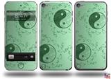 Feminine Yin Yang Green Decal Style Vinyl Skin - fits Apple iPod Touch 5G (IPOD NOT INCLUDED)