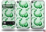Petals Green Decal Style Vinyl Skin - fits Apple iPod Touch 5G (IPOD NOT INCLUDED)