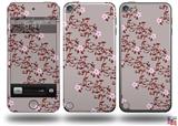Victorian Design Red Decal Style Vinyl Skin - fits Apple iPod Touch 5G (IPOD NOT INCLUDED)