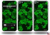 St Patricks Clover Confetti Decal Style Vinyl Skin - fits Apple iPod Touch 5G (IPOD NOT INCLUDED)