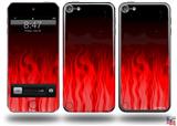 Fire Red Decal Style Vinyl Skin - fits Apple iPod Touch 5G (IPOD NOT INCLUDED)