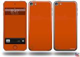 Solids Collection Burnt Orange Decal Style Vinyl Skin - fits Apple iPod Touch 5G (IPOD NOT INCLUDED)
