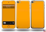 Solids Collection Orange Decal Style Vinyl Skin - fits Apple iPod Touch 5G (IPOD NOT INCLUDED)