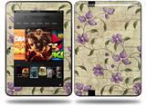 Flowers and Berries Purple Decal Style Skin fits Amazon Kindle Fire HD 8.9 inch