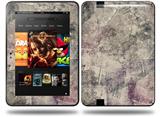 Pastel Abstract Gray and Purple Decal Style Skin fits Amazon Kindle Fire HD 8.9 inch