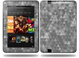 Triangle Mosaic Gray Decal Style Skin fits Amazon Kindle Fire HD 8.9 inch