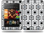 Squares In Squares Decal Style Skin fits Amazon Kindle Fire HD 8.9 inch