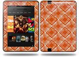 Wavey Burnt Orange Decal Style Skin fits Amazon Kindle Fire HD 8.9 inch