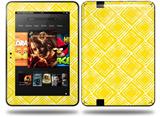 Wavey Yellow Decal Style Skin fits Amazon Kindle Fire HD 8.9 inch