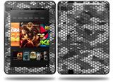 HEX Mesh Camo 01 Gray Decal Style Skin fits Amazon Kindle Fire HD 8.9 inch