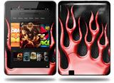Metal Flames Red Decal Style Skin fits Amazon Kindle Fire HD 8.9 inch