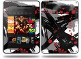Abstract 02 Red Decal Style Skin fits Amazon Kindle Fire HD 8.9 inch
