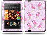 Flamingos on Pink Decal Style Skin fits Amazon Kindle Fire HD 8.9 inch