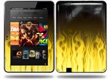 Fire Yellow Decal Style Skin fits Amazon Kindle Fire HD 8.9 inch