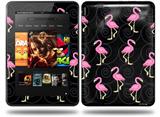 Flamingos on Black Decal Style Skin fits Amazon Kindle Fire HD 8.9 inch