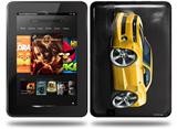 2010 Camaro RS Yellow Decal Style Skin fits Amazon Kindle Fire HD 8.9 inch