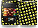 Smileys on Black Decal Style Skin fits Amazon Kindle Fire HD 8.9 inch