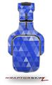 Triangle Mosaic Blue Decal Style Skin (fits Tritton AX Pro Gaming Headphones - HEADPHONES NOT INCLUDED) 