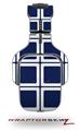 Squared Navy Blue Decal Style Skin (fits Tritton AX Pro Gaming Headphones - HEADPHONES NOT INCLUDED) 