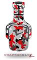 Sexy Girl Silhouette Camo Red Decal Style Skin (fits Tritton AX Pro Gaming Headphones - HEADPHONES NOT INCLUDED) 