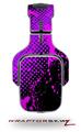 Halftone Splatter Hot Pink Purple Decal Style Skin (fits Tritton AX Pro Gaming Headphones - HEADPHONES NOT INCLUDED) 