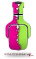 Ripped Colors Hot Pink Neon Green Decal Style Skin (fits Tritton AX Pro Gaming Headphones - HEADPHONES NOT INCLUDED) 