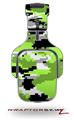 WraptorCamo Digital Camo Neon Green Decal Style Skin (fits Tritton AX Pro Gaming Headphones - HEADPHONES NOT INCLUDED) 