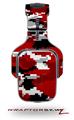 WraptorCamo Digital Camo Red Decal Style Skin (fits Tritton AX Pro Gaming Headphones - HEADPHONES NOT INCLUDED) 